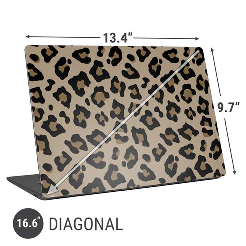 Leopard Print Universal Laptop 16.6in (13.4 x 9.7in) Skin